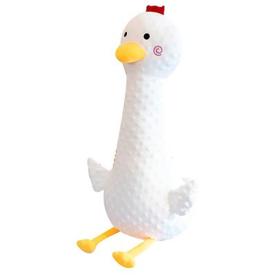 Handuo Swan Udstoppede Dyr, gås Plys White Udstoppede Animal Legetøj Gaver til Kids Hvid 70cm