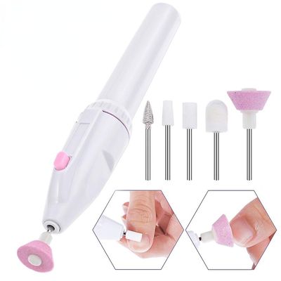 Elektrisk Nail Set Manicure Machine Nail Drill File Grinder Grooming Kit Nail Buffer Poler Remover Remover