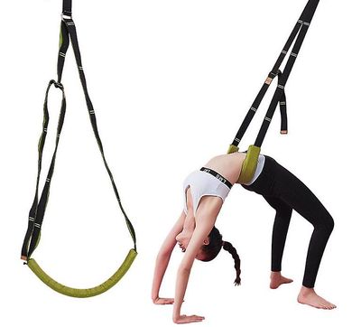 Handuo Ben båre Stap, dør fleksibilitet og stretching benrem grøn