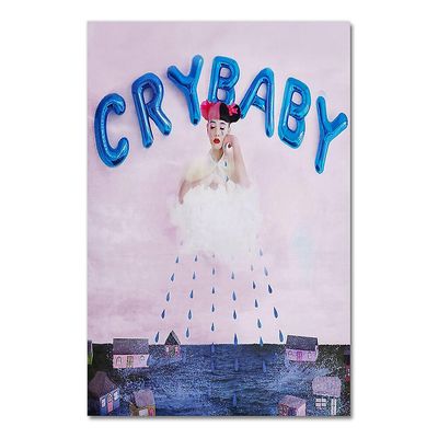 Xianrenge Plakat Lerret Maleri Melanie K 12 Cry Baby Album Martinez Musikk Sanger Stjerne Veggkunst Ingen Ramme Stil 1 40x60cm
