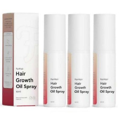 Advanced Hair Growth Oil Spray - Rasvaton ja hormoniton paksummille hiuksille 3pcs