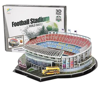 Numb 3d kolmiulotteinen palapeli jalkapallokenttä palapeli 3d palapeli stadion paperi rakennusmalli lasten palapelilelut