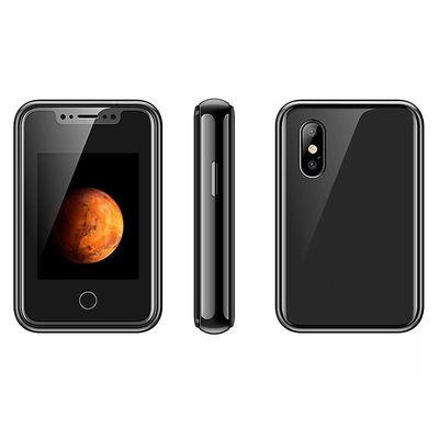 8XR 1,77-tuumainen mini matkapuhelin dual SIM dual standby kosketusnäyttö matkapuhelin - musta Style A