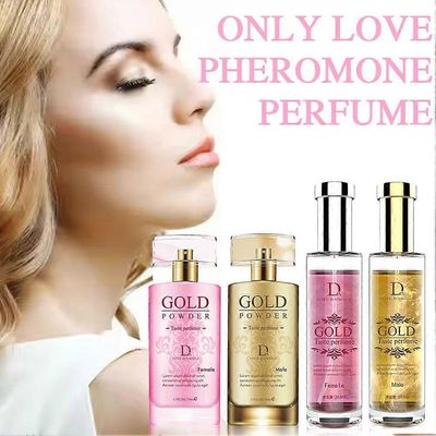 Pheromone Gold Powder -hajuvesi miehille ja naisille 50ml/30ml Punainen