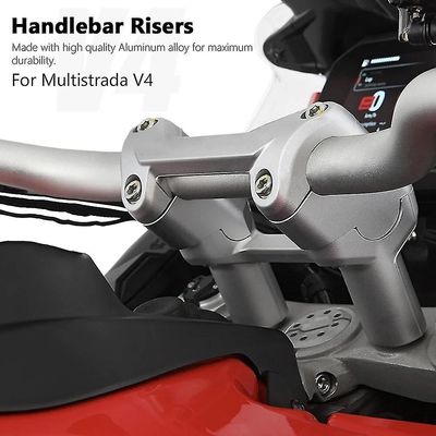 For DUCATI MULTISTRADA V4 Multistrada V4 ny motorsykkel CNC aluminium sølv styret stigerør bar montering håndtak klemme montering