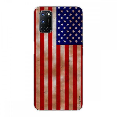 Crazy Kase Hull For Oppo A72 I Silikone Soft 1 Mm, Usa Flag