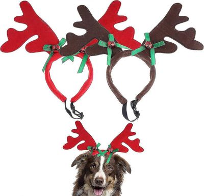2 kpl Kissakoira Joulu sarvat Pääpanta Poron sarvan pääpanta koirille Kissat Pieni Koira Reind