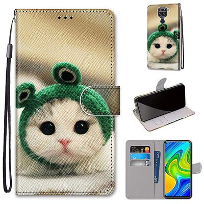 Foxdock Kompatibel med Xiaomi Redmi Note 9 Frog Kitten Mobile Case