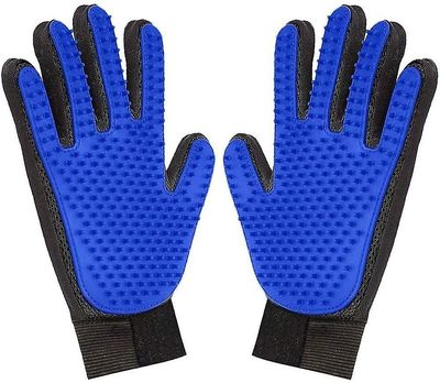 Pet Grooming Handske, blid Deshedding Brush Glove Hair Remover Brush For Dogs &one Pair