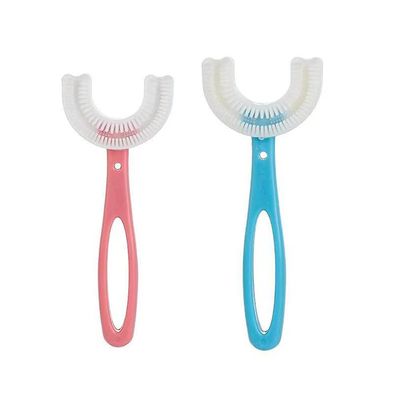 AIR 2Pcs Kids U- Formet tandbørste Manual (Alderen 6 ~ 12) Aged 6~122pcs