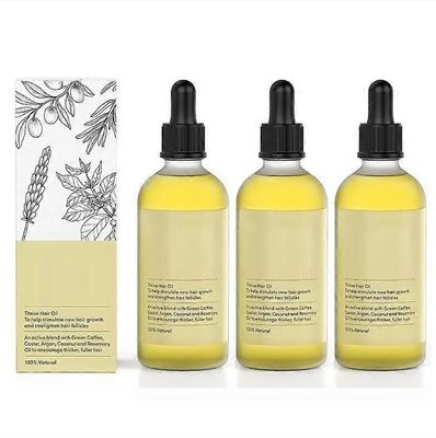 1-3kpl hiusten kasvuöljy 100% luonnollinen öljy kofeiinilla, biotiinilla, risiiniöljyllä, arganöljyllä 1 kpl