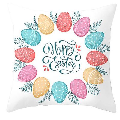 Witdreamer 45x45cm Sofa Kanin Bunny pudebetræk pudebetræk Happy Easter Boligdekorationer 1