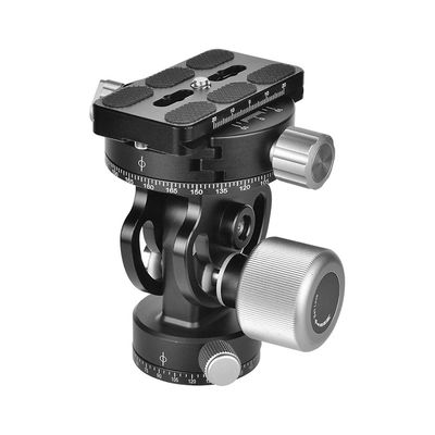 Andoer VH-10R 2-vägs panorering/lutning stativhuvud 360 ° roterande panorama fågelskådningsfotografering huvud med
