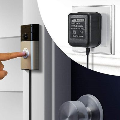 Strømforsyning for Nest Video Ringeklokke-strømadapter 18V ringeklokketransformator kompatibel med Nest Hello Video Doorbell - Arlo og mer 18v Vide...