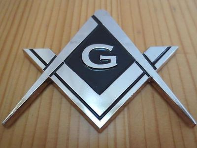 Bricks Masons Kompas og firkantet g bil emblem