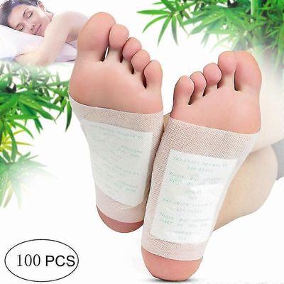 100 tyynyä Detox Jalka laastarit jalka ja kehon detox