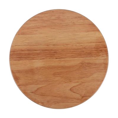 Pyöreä baarijakkara Vaihtoistuin Puinen jakkara Mukavat istuimet kotikäyttöön 1 setti Beige 25.00X25.00X2.10CM