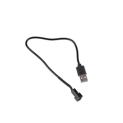 USB 2.0 uros-3-nastainen liitinsovitinkaapeli 5v tietokone pc fan hfmqv