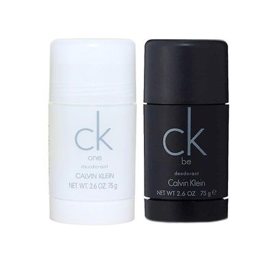 2-Pak Calvin Klein CK One + CK be deostick 75ml