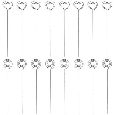 60 kpl metallilangat muistiomuistikortin pidikkeet pöytänumero valokuvateline hääjuhliin kakun koristeluun hopea