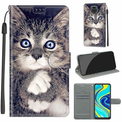 Foxdock Kompatibel med Xiaomi Redmi Note 9 Pro Max Cat Mobile Case