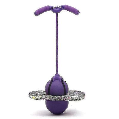 Pogo Jumping Ball Balance Board: Räjähdyssuojattu harjoitus pomppiva pallo kahvalla - tapa Violetti