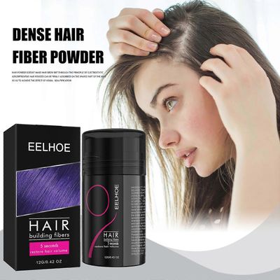 EELHOE Hair Thickening Fiber Powder 12g hiuksia rakentavat kuidut lisäävät hiusten volyymia hiustenlähtö peitevoide miehille ja naisille välittömäs...