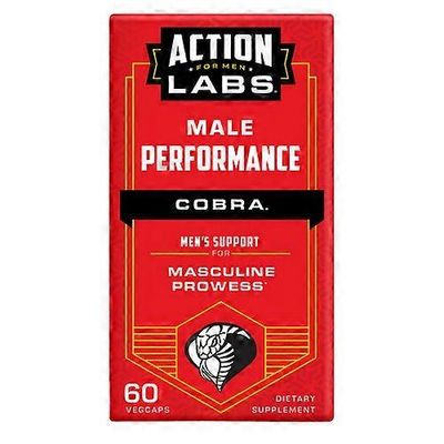 Action Labs Male Performance Cobra, 60 Count (1 kpl pakkaus)