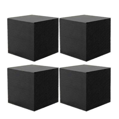 Tehokas vedenpuhdistussuodatin aktiivihiilikuutioilla 4PCS
