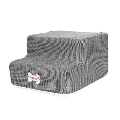 Uusi hengittävä verkko taitettavat lemmikkiportaat irrotettava lemmikkisänky koiran ramppi 2 askelmaa T-FCY