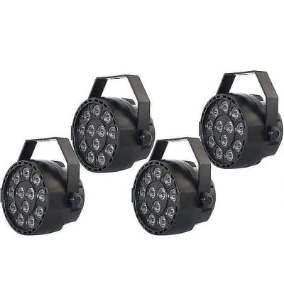 4x Led Par64 Stage Light Rgbw Dmx512 Stage Lighting Uusi