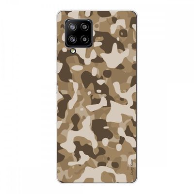 Crazy Kase Hull Til Samsung Galaxy A42 5g Silikone Soft 1 Mm, Ørken militær camouflage