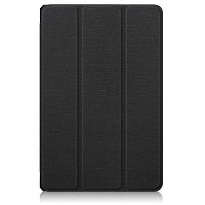 Tablettikotelo Lenovo Tab P11 Pro TB-J716F / J706F kangasrakenne PU + TPU vaakasuora läppänahkakotelo kolme taitettavaa pidikettä ja herätys / lepo...