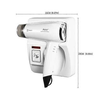Ammattimainen hotellin hiustenkuivaaja seinälle asennettava negatiivi-ionihiustenkuivaaja pidikkeen jalustalla 3 vaihteen säätö kotitalouksien kylp...