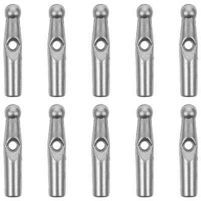 10kpl sateenvarjo hännän helmet korvaavat sateenvarjohelmet muoviset sateenvarjo hännänhelmet sateenvarjo luunsuojukset Hopea 2.10X0.40X0.40CM