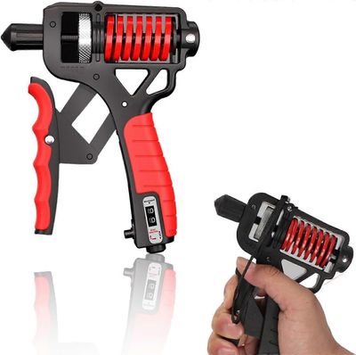 11-363 paunaa Grip Trainer käsikahvan vahvistaja laskurilla, säädettävä etäisyys ja vastuksen vahvistaja kyynärvarren harjoittelija ja käsiharjoitu...