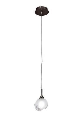 Inspired Lighting Fragma Loft Vedhæng 1 Lys G9, Sort Krom