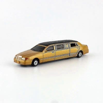 1:60 mittakaavan painevalettu metallileluajoneuvomalli venytys Lincoln limusiini ylellinen koulutusautokokoelma lahja lasten ovet avattavissa Kultaa