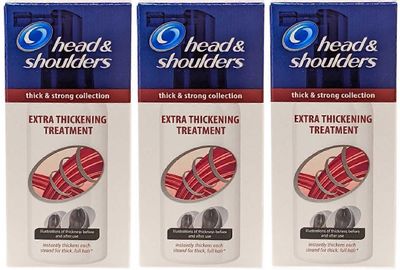 H&S 3 x Head & Shoulders Extra Thickening Hair Treatment 50ml