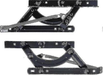 Sohvasohvat sänky DIY säädettävä jousimekanismi Futon-saranalaitteisto Kolminkertainen napsautusaranalaitteisto vuodesohvalle