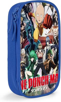 Kerota ONE-Punch Man Anime Penaali sopii kouluikäisille, tytöille, pojille, miehille ja naisille-sininen SAOE009025 VÄRI One Size