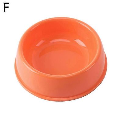2025 muovinen koiran kissan lemmikkikulho halkaisijaltaan 20 cm ruokaveden ruokinta-astian syöttölaite Oranssi