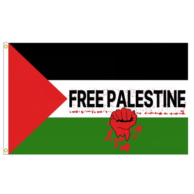 Farfi 90x150cm Palestinske National Flag Hanging Banner Utendørs Party Festival Decor