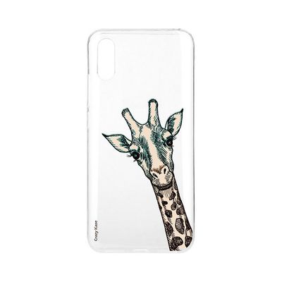 Crazy Kase Hull For Xiaomi Redmi 9a Fleksibel giraf hoved