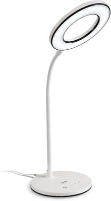 Miady led-pöytävalaisin 6w 48 lediä pöytävalaistus, 3 värilämpötilaa x 4 kirkkaustilaa, silmiä hoitava, himmennettävä toimistohanhenkaulalamppu sov...