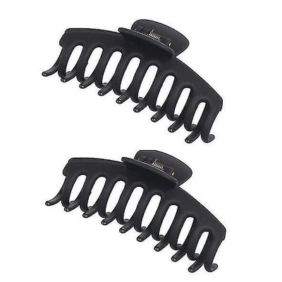 Zhuopai Kvinders Akryl Frosted Grab Clip Hår Klip Kombination Sæt set10