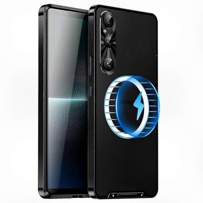Magneettisen sarjan puhelinkotelo metalli- ja TPU-kuorella ja linssisuojuksella Sony Xperia 1 VI - Magic Shield -suoja