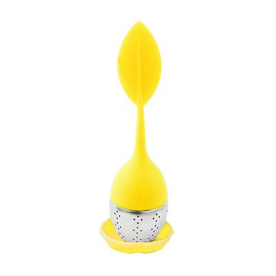 1pc Jordbær Te Infuser rustfrit stål te bold blad te si til brygning enhed Herbal Spice Filter Køkkenredskaber Rød