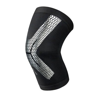 Elastisk kompression knæ støtte ben ærme beskytter foråret gym sports brace basketball volleyball kører knæpude 02 Xl