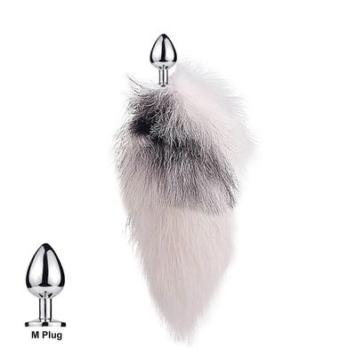 Tail Plug-In Fox Tail Cat Small Props Real Hair Small Tail Detachable Dog Playing Sp Fox Cross M